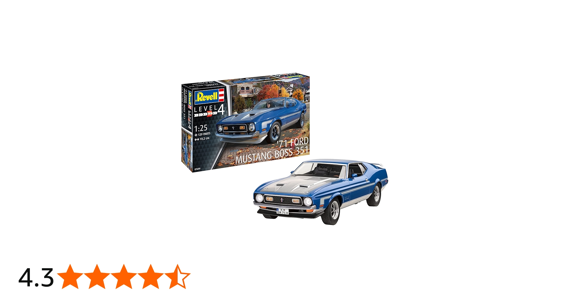 Amazon | ドイツレベル(Revell) 1/25 71 マスタング Boss 351