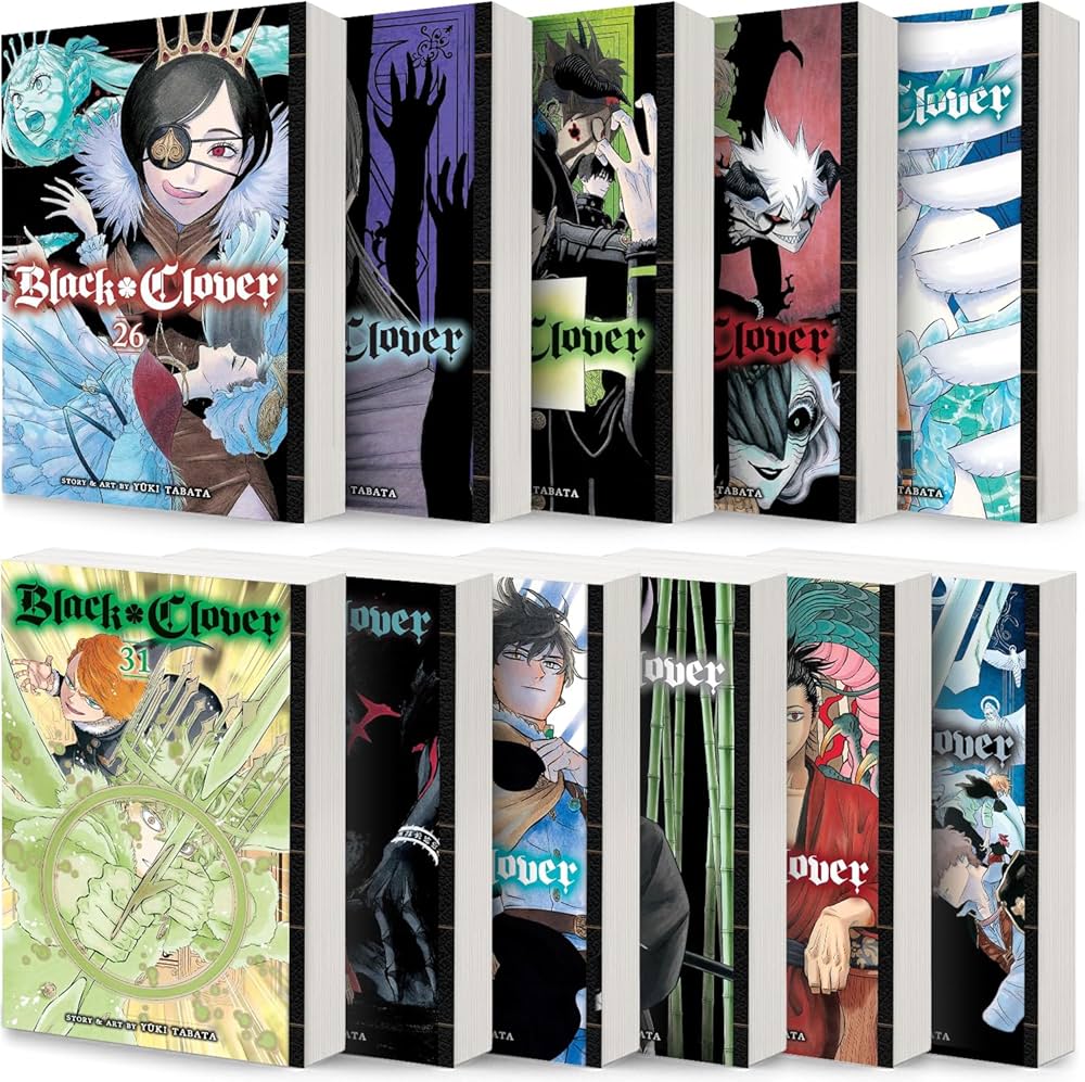 Black Clover, Set of 11 Books. Vol. 26-36 by Yuki Tabata: Yūki