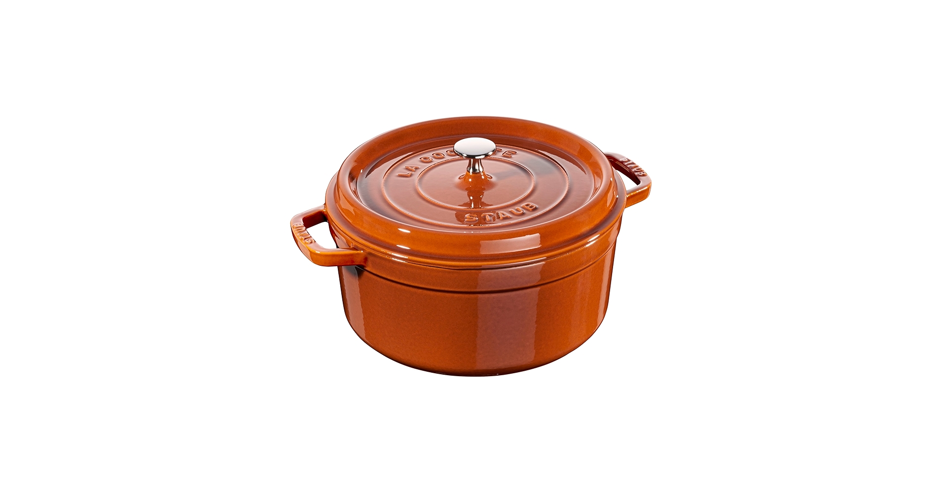 Amazon.com: Staub Cocotte Round 24 cm Cinnamon: Home & Kitchen