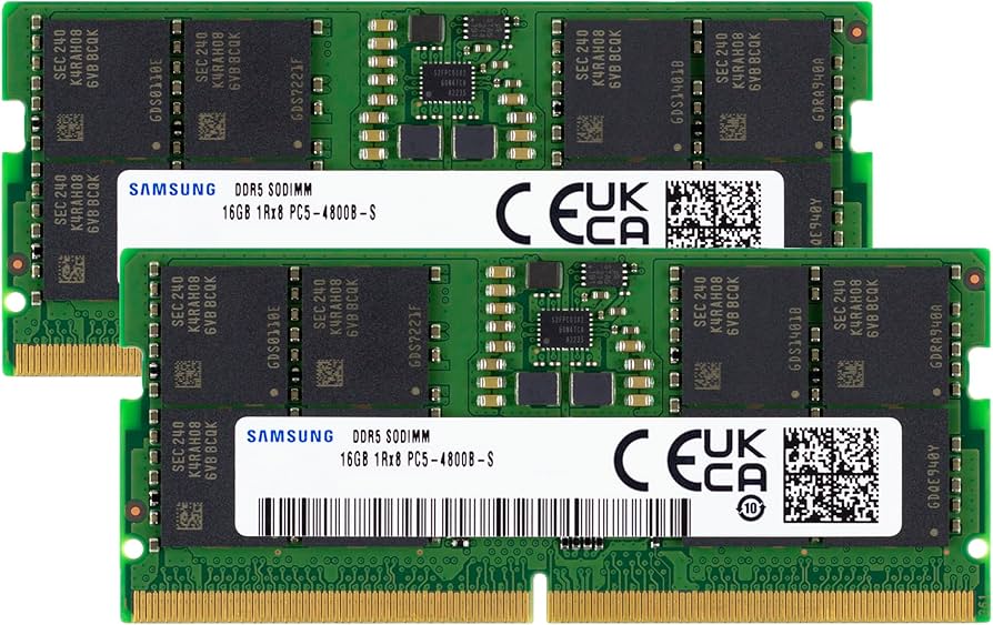 Amazon.co.jp: Samsung 32GB (2x16GB) DDR5 4800MHz PC5-38400 CL40