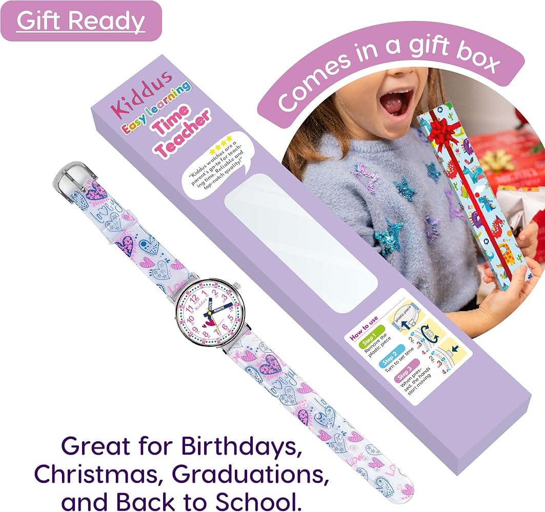 Amazon.com: Kiddus Educational Kids Watch for Children, Boys and