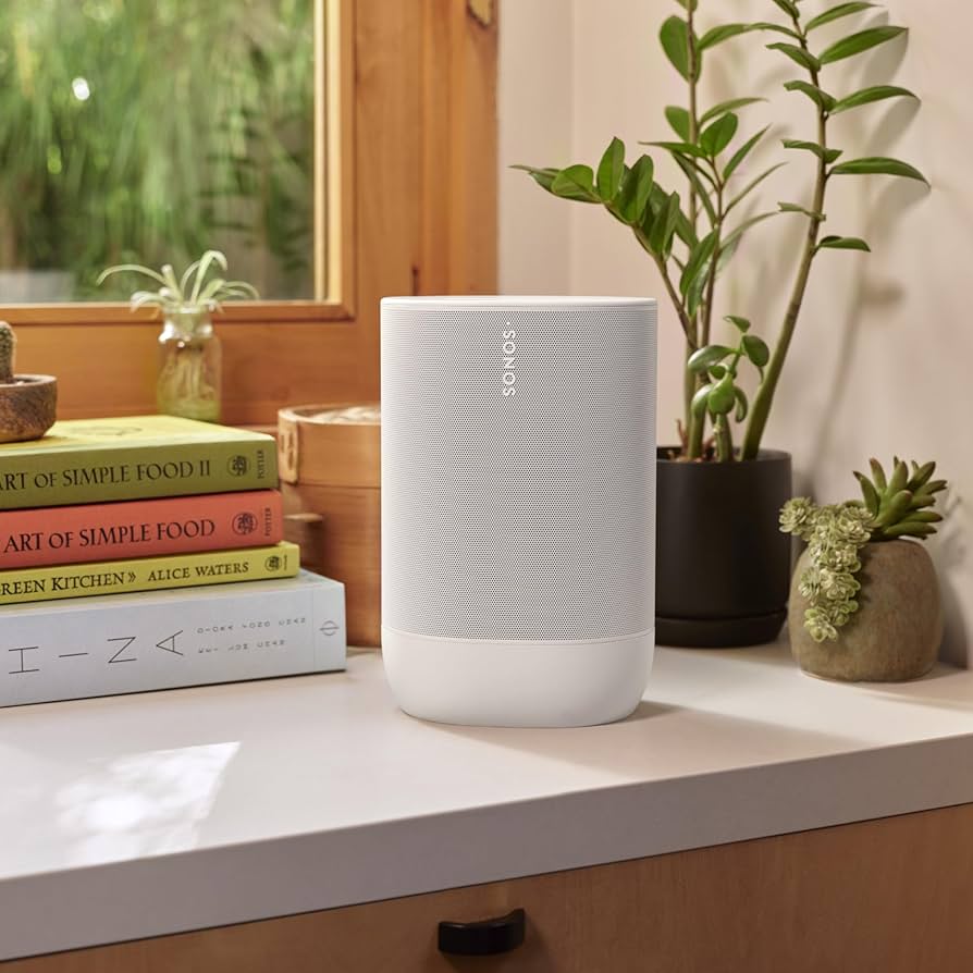Amazon.com: Sonos Move 2 - White - Wireless Portable Bluetooth