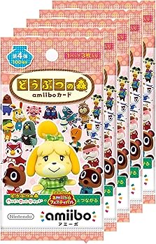 Amazon.co.jp: どうぶつの森amiiboカード 第4弾 (5パックセット) : ゲーム