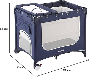 Amazon.co.jp: カトージ ポータブルベビーベッド おむつ替えテーブル付