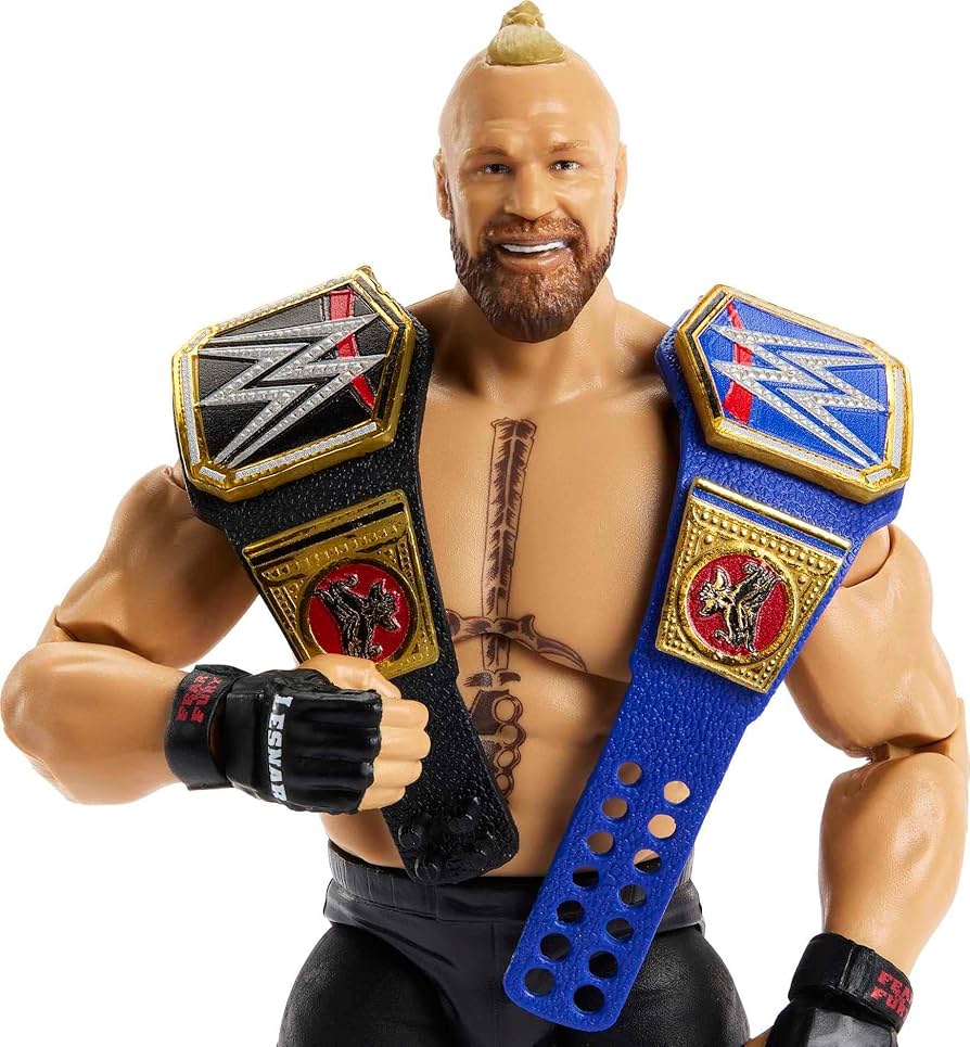 Amazon.co.jp: ブロック・レスナー (ベルト2本付き) - WWE