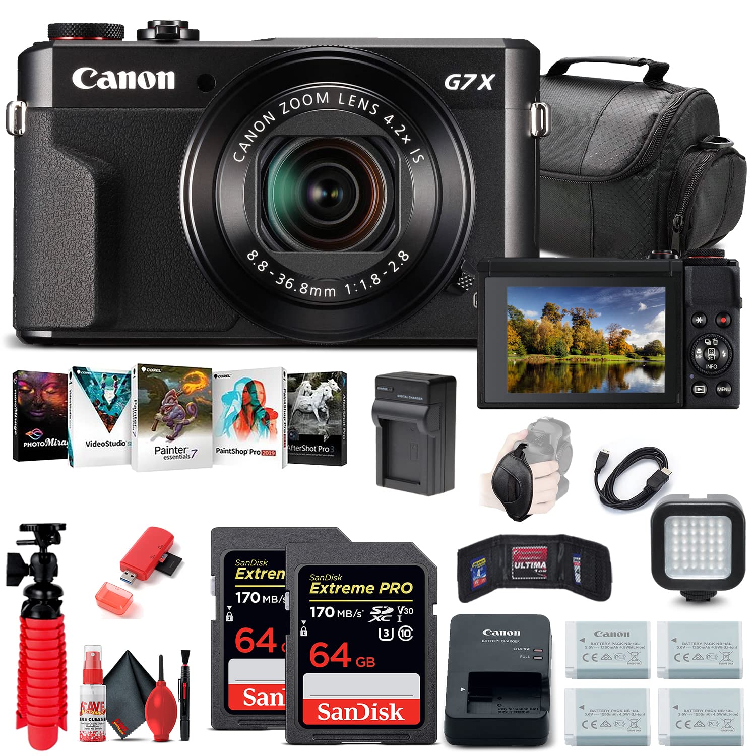 Amazon.com : Canon PowerShot G7 X Mark II Digital Camera (1066C001