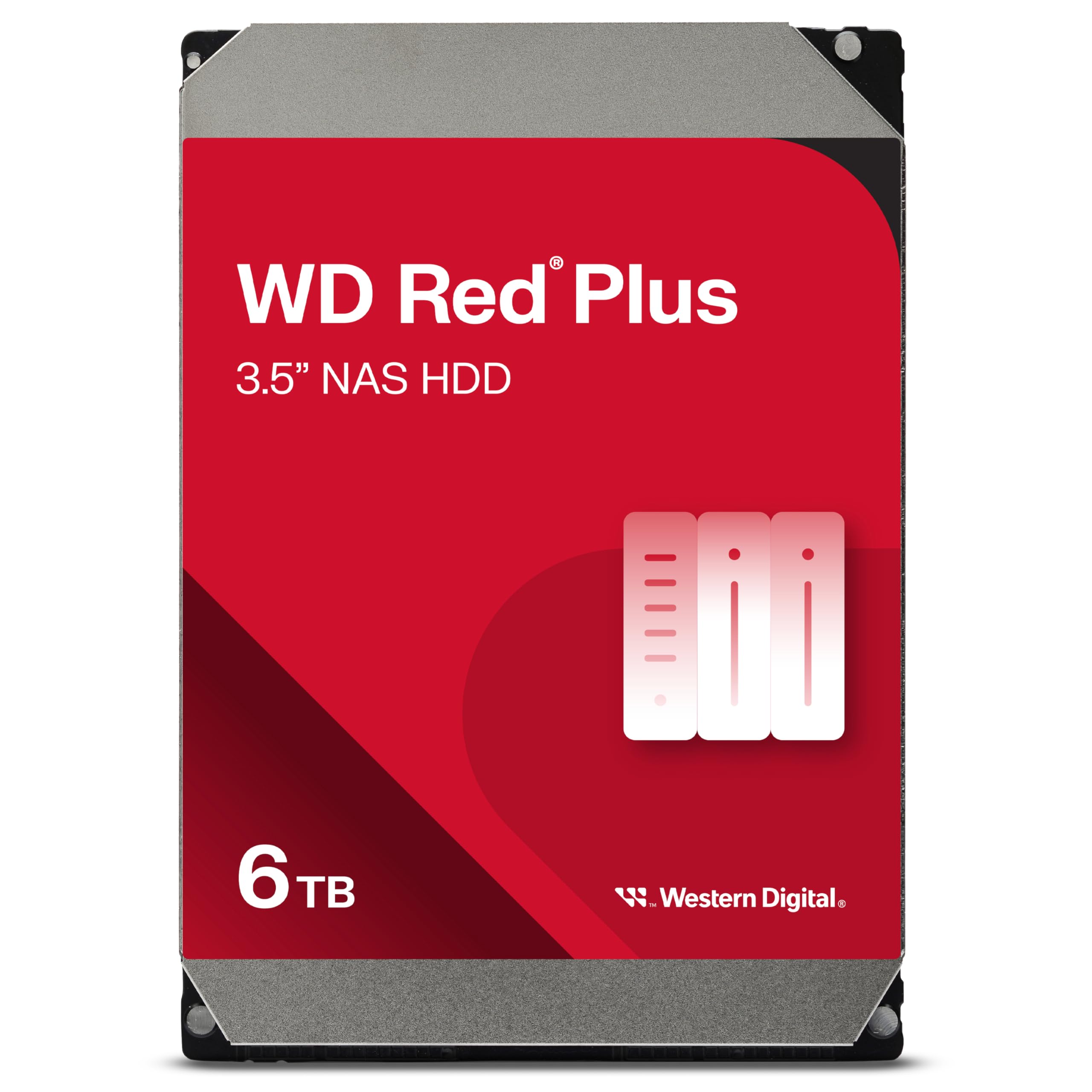 Amazon.com: Western Digital 6TB WD Red Plus NAS Internal Hard