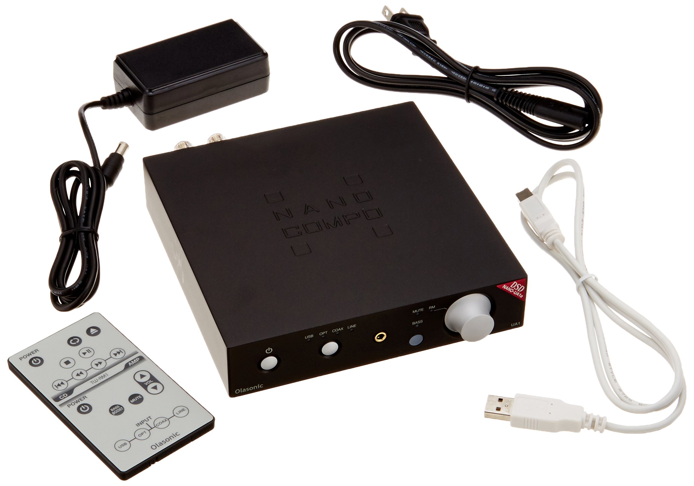 Amazon.co.jp: Olasonic USB DAC内蔵プリメインアンプ NANOCOMPO NANO