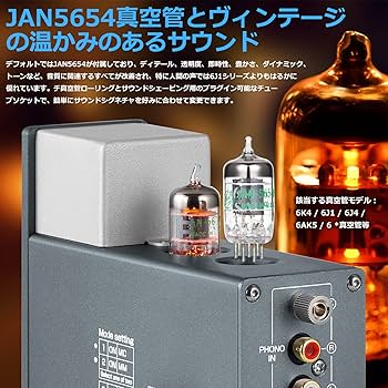 Amazon.co.jp: Douk Audio T4 PLUS HiFi 5654 真空管 プリアンプ