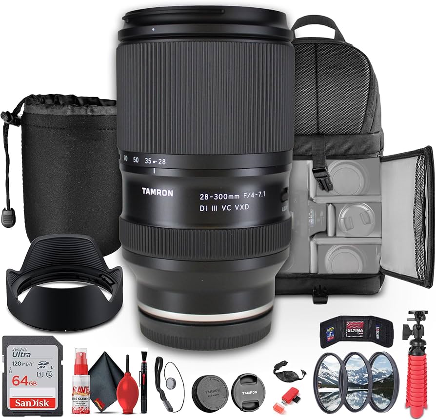 Amazon.com: Tamron 28-300mm f/4-7.1 Di III VC VXD Lightweight Lens