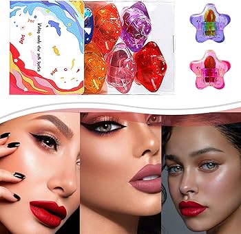 Amazon | 星形 口紅セット 9色 リップグロスセット ルージュ リップ