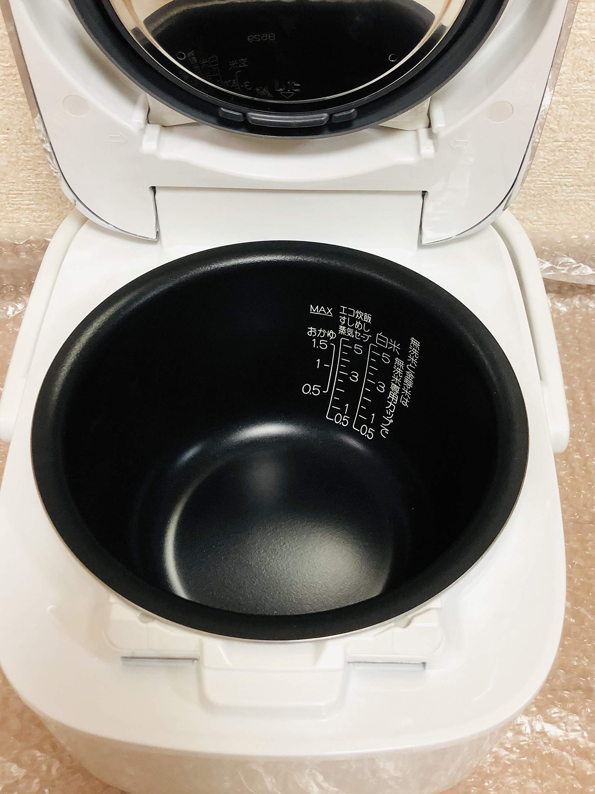 Amazon | 象印マホービン 炊飯器 5.5合 ホワイト NW-JT10-WA | 象印