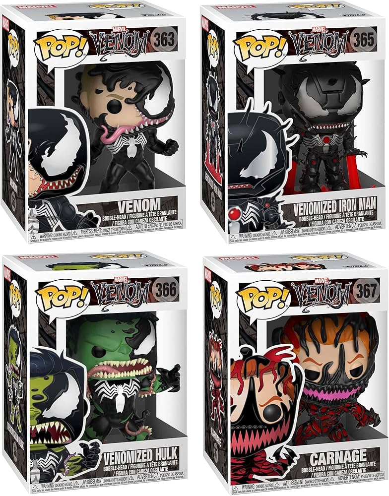 Amazon.com: Funko Pop! Marvel- Venom Collectors Set: Venom/Eddie