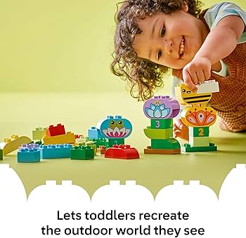 LEGO DUPLO Creative Garden & Flowers - Montessori Toys for 2+ Year