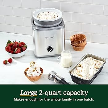 Amazon.com: Cuisinart Ice Cream Maker Machine, 2-Quart Ice Cream