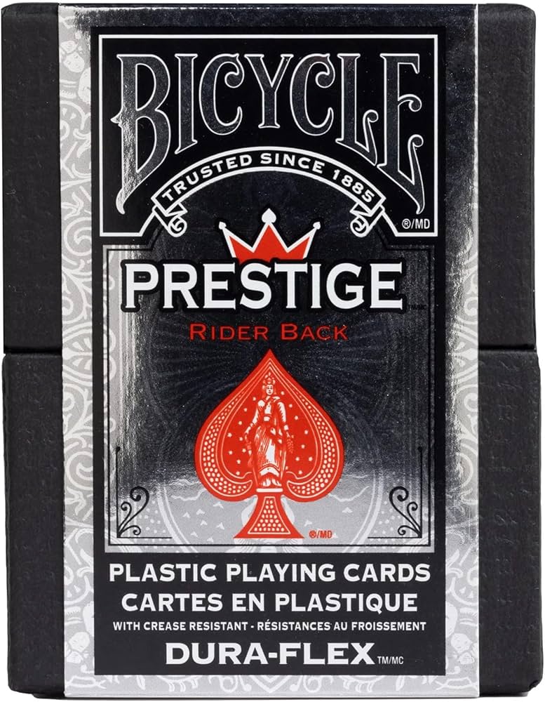Amazon.com: Bicycle Prestige Plastic Playing Cards Plastic Playing