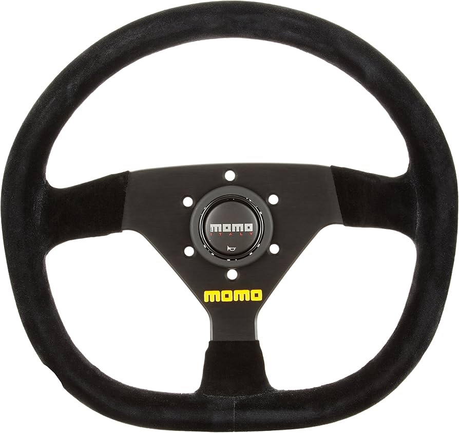 Amazon | MOMO(モモ) ステアリング MOD.88 32パイ BK/スエード M-66
