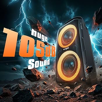 Amazon.co.jp: W-KING 80W Bluetoothスピーカーラウド 、スーパー重