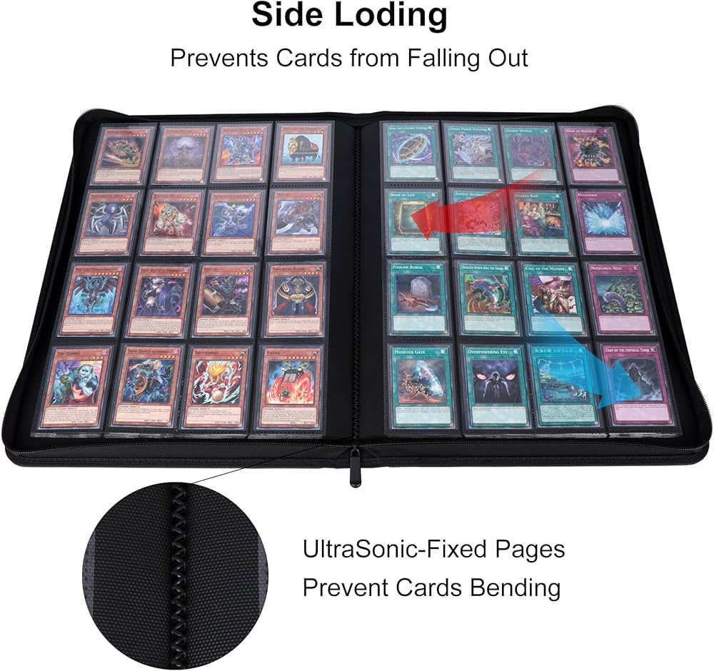 Amazon.co.jp: Rieton 遊戯王 カードバインダー 16ポケット 1088枚の