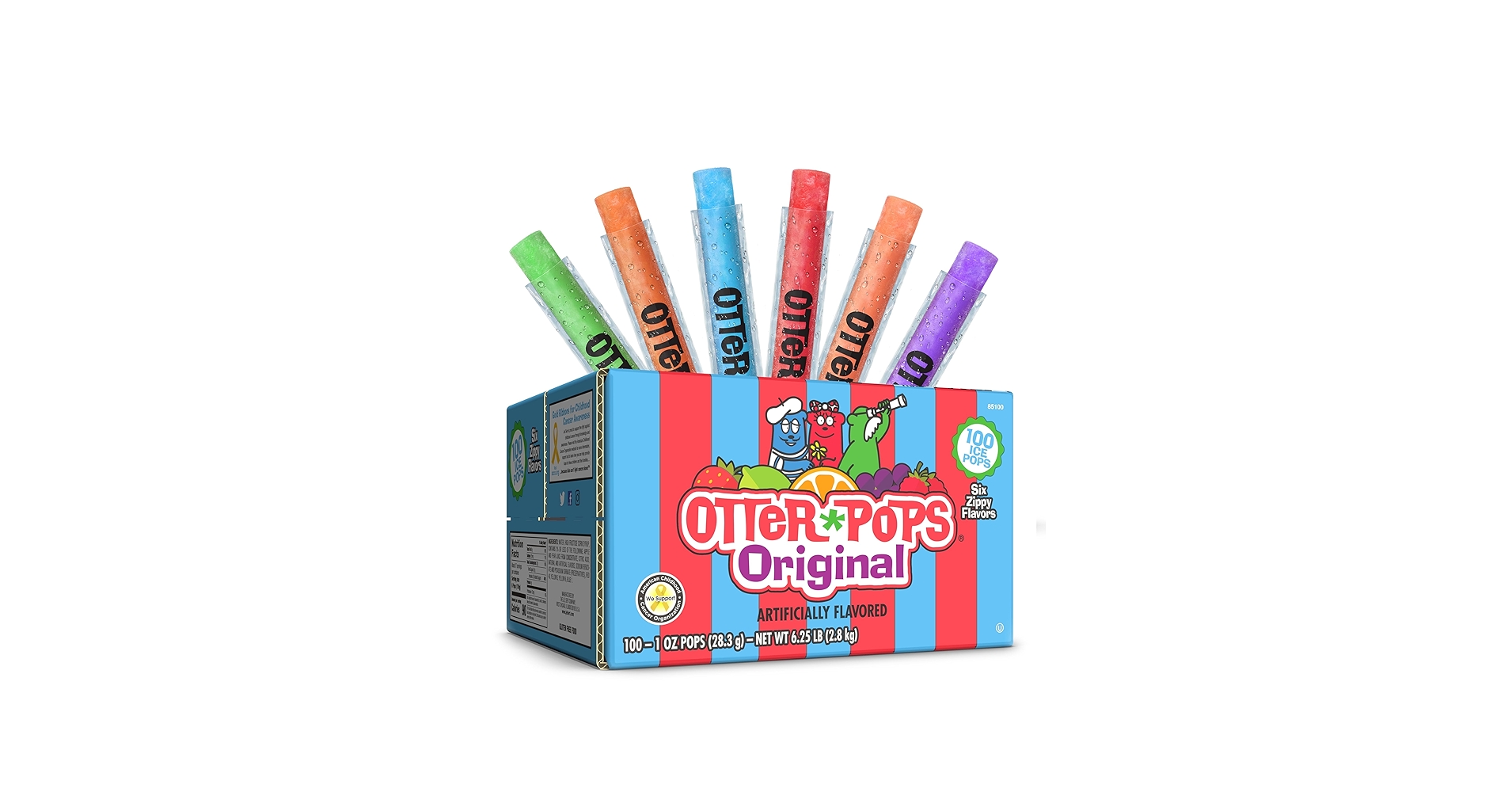 Amazon.com: Otter Pops, Original Assorted Freezer Pops, 1oz Freeze