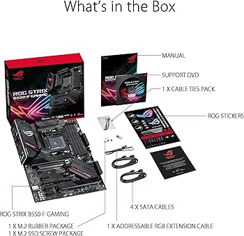 Amazon.com: ASUS ROG Strix B550-F Gaming Motherboard, AMD AM4 Zen