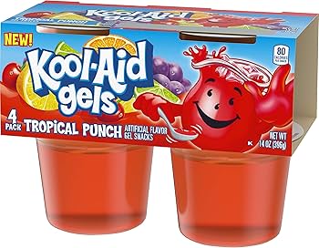 Amazon.com : Jell-O Kool-Aid Gels Tropical Punch Ready-to-Eat