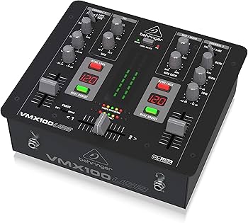Behringer PRO MIXER VMX100USB Professional 2-Channel DJ Mixer with