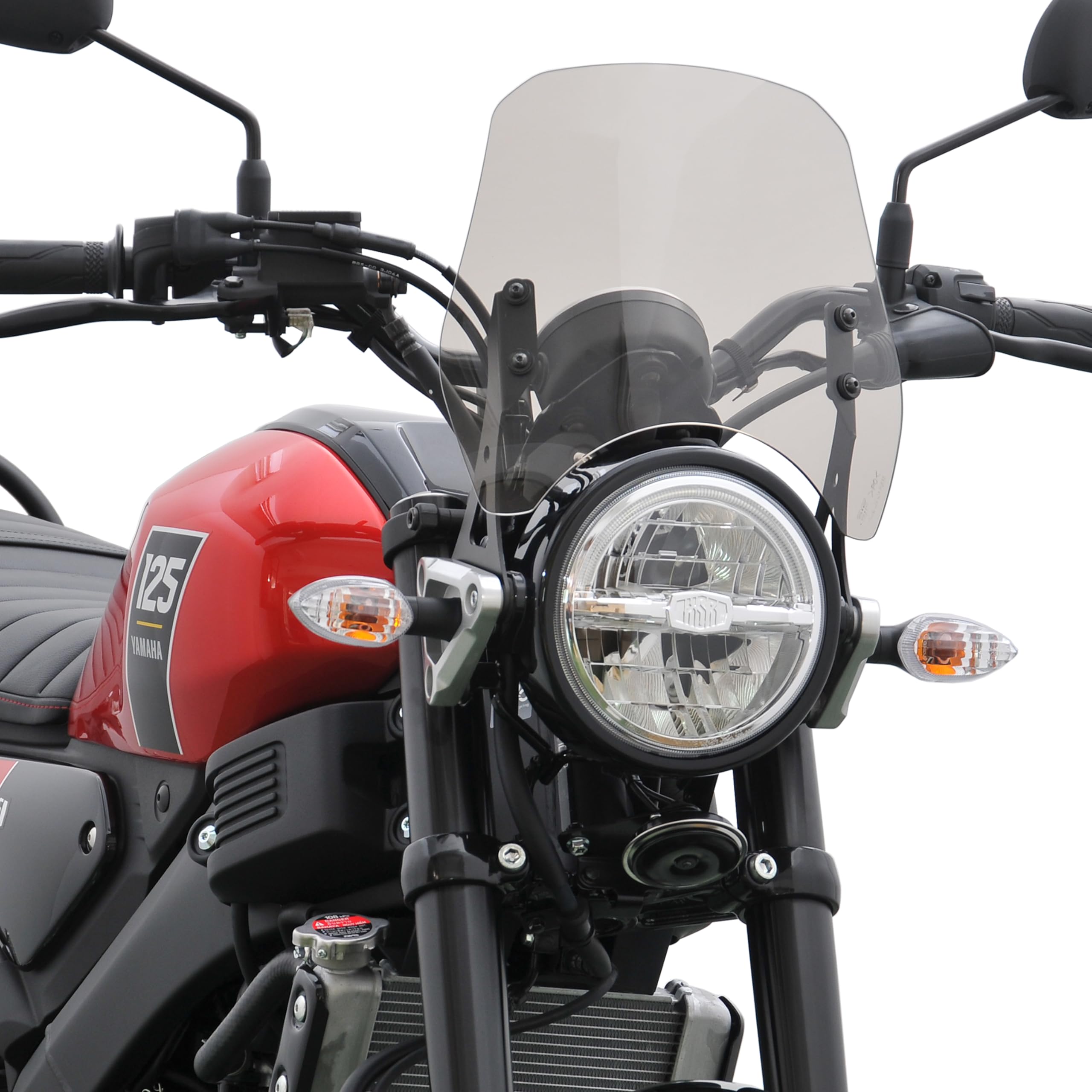 Amazon | 旭風防(AF ASAHI) メーターバイザー CZ-07 ヤマハ XSR125(8BJ