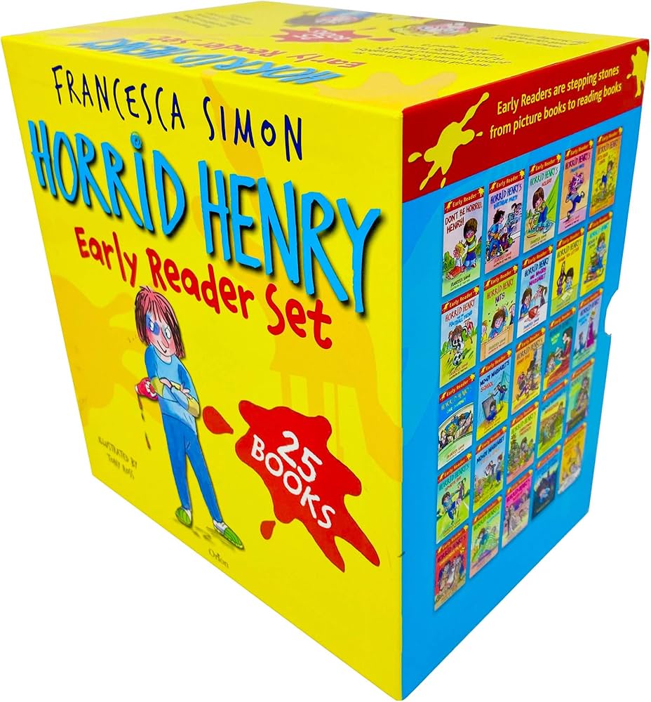 Horrid Henry Early Reader Set 25 Books Collection Box Set by