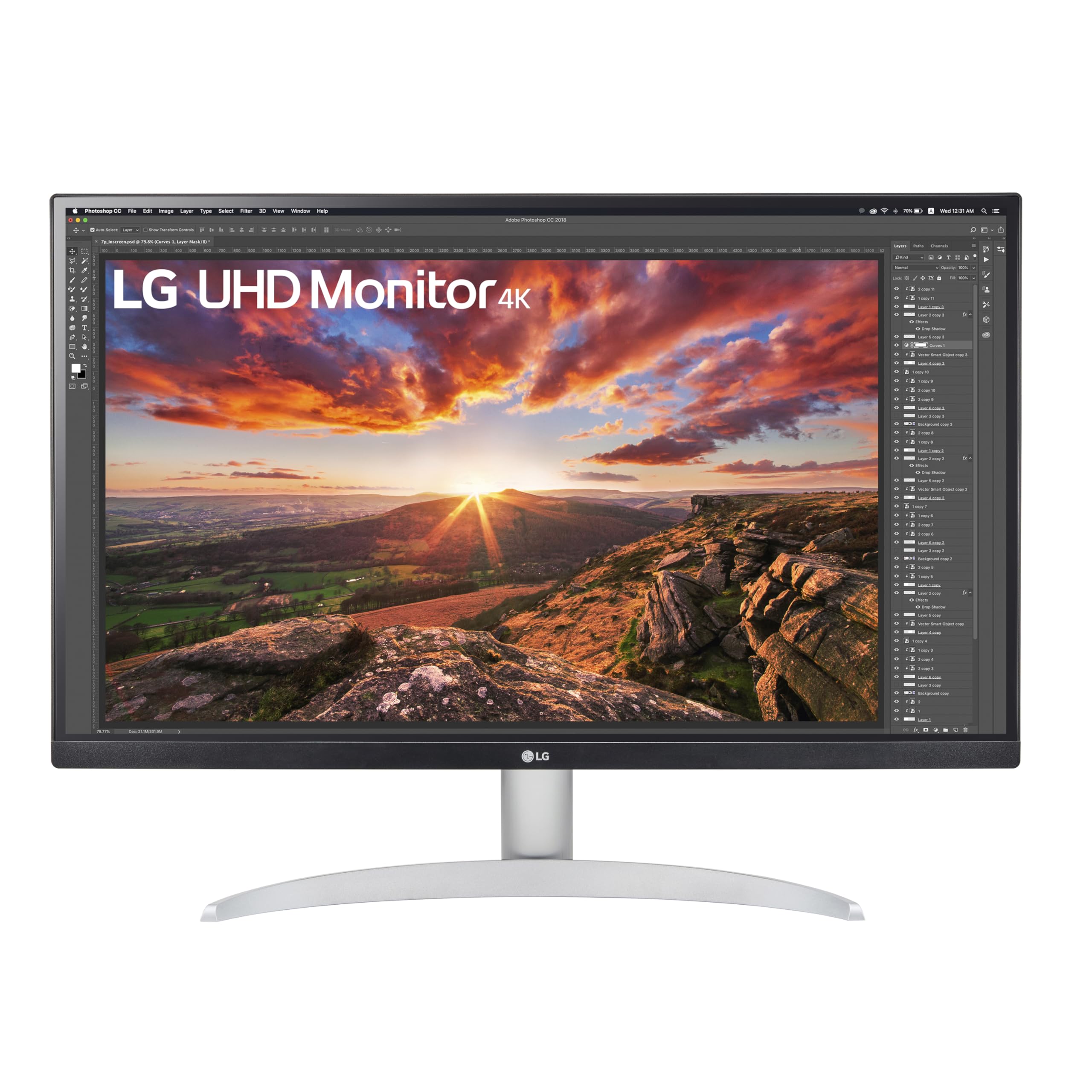 Amazon.com: LG 27UP600-W 27-inch Ultrafine 4K UHD (3840x2160) IPS