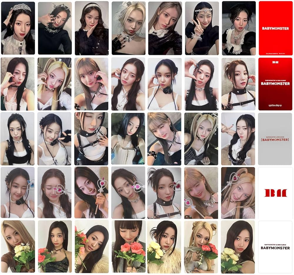Amazon | KPOP BABYMONSTER BABYMONS7ER フォトカード ポストカード +