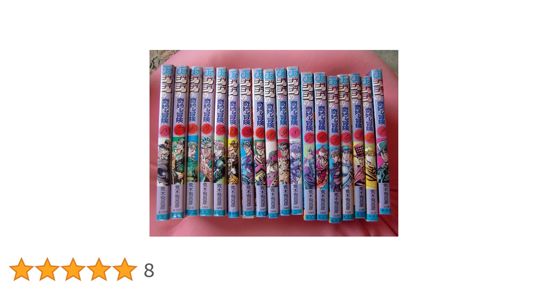 ジョジョの奇妙な冒険 全巻セット 1-6部セット（全80巻） ジョジョの