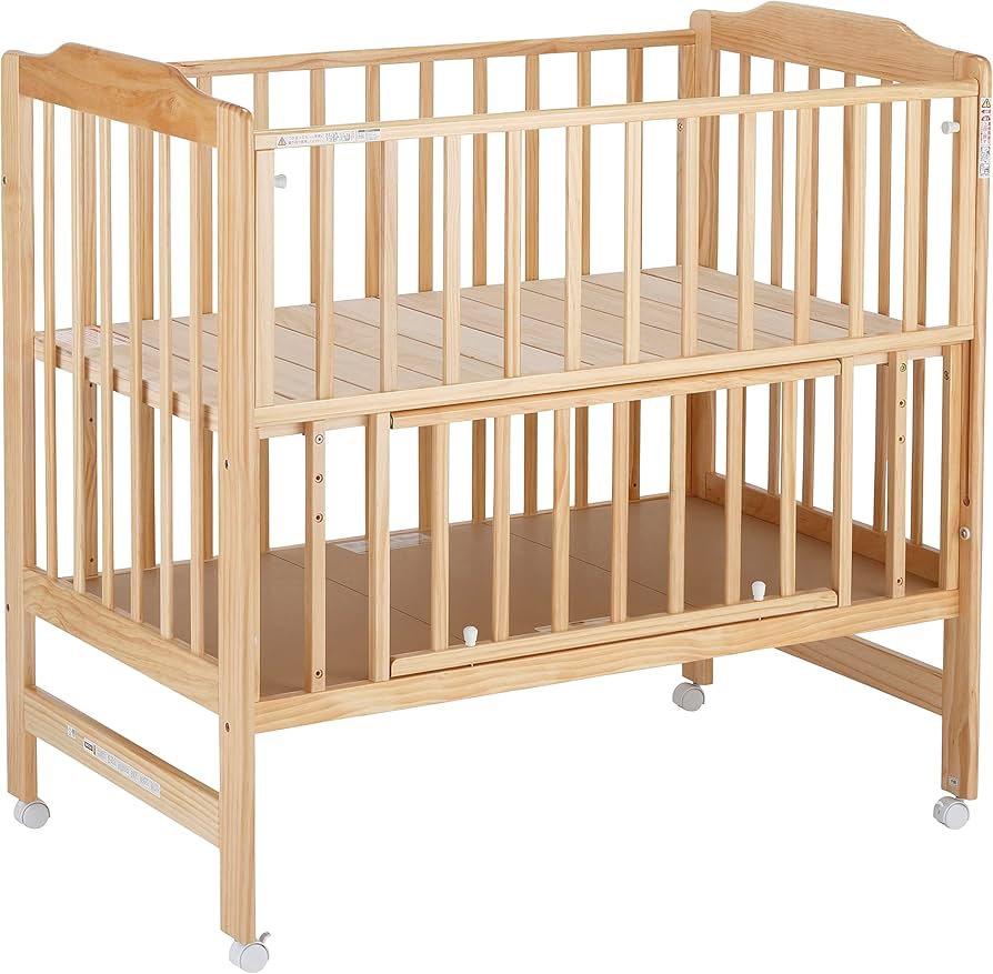 Amazon.co.jp: KATOJI(カトージ) ハイシートベビーベッド 腰に負担を