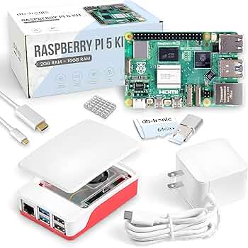 Amazon.com: Raspberry Pi 5 4GB Starter Kit | 64GB Edition