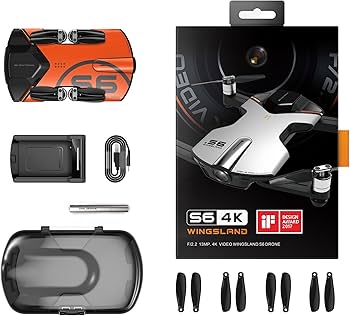 Amazon.com: Wingsland S6 Drone 4K Pocket Drone Digital Camera