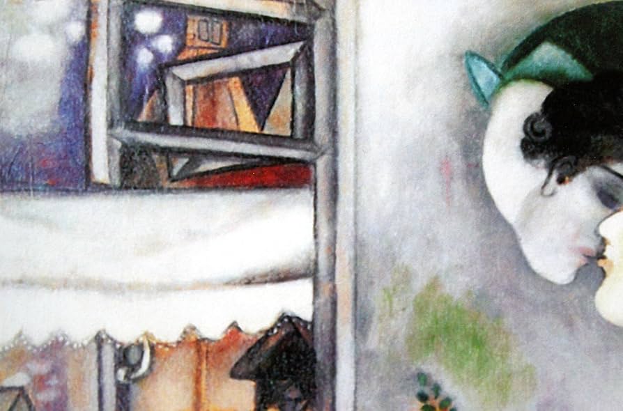 Amazon.co.jp: アートショップ フォームス マルク シャガール「誕生日