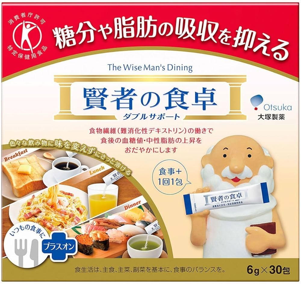 Amazon.co.jp: 大塚製薬 賢者の食卓 ダブルサポート 4箱セット 6グラム
