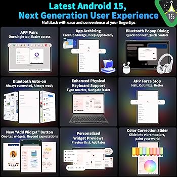 Amazon.co.jp: Relndoo 2025 Android 15 タブレット キーボード付き
