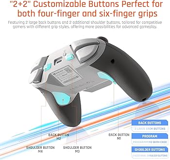 Amazon.com: BIGBIG WON BLITZ2 Wireless Controller, 16 Fully