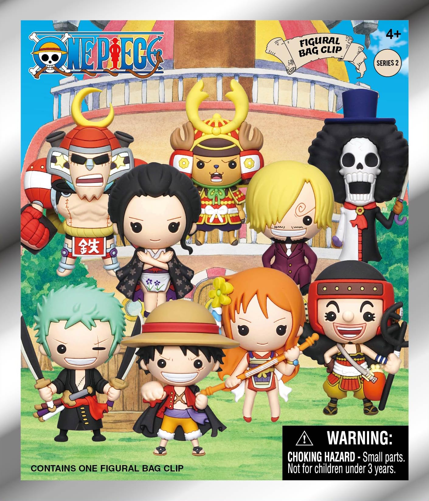 Amazon.com: Monogram One Piece 3D Figural Foam Bag Clip in Blind