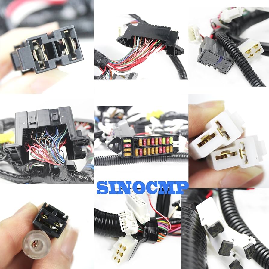 SINOCMP 0003322 Internal Inner Inside Wiring Harness for Hitachi