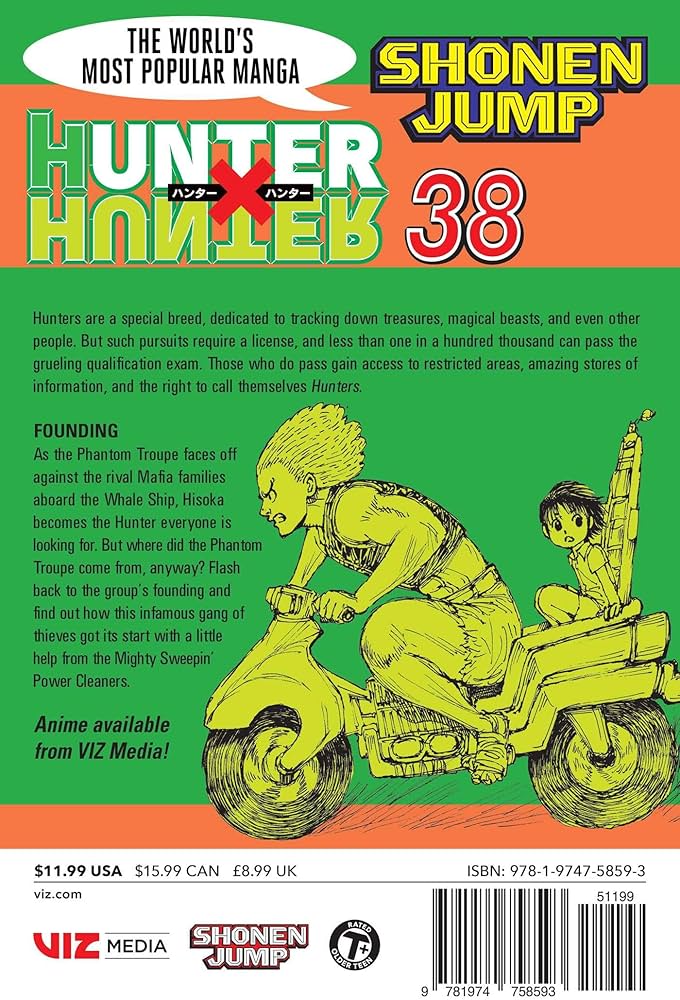 Hunter x Hunter, Vol. 38: Togashi, Yoshihiro: 9781974758593: Books