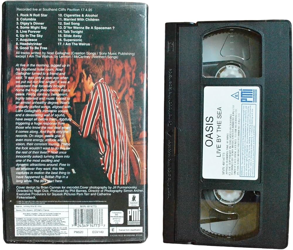 Oasis - Live by the Sea [VHS] : Oasis: Amazon.co.uk: Electronics