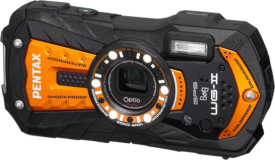 Amazon.com : Pentax Optio WG-2 GPS Orange Adventure Series 16 MP