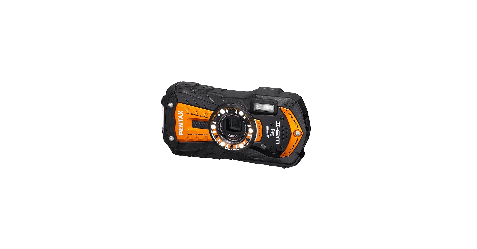 Amazon.com : Pentax Optio WG-2 GPS Orange Adventure Series 16 MP