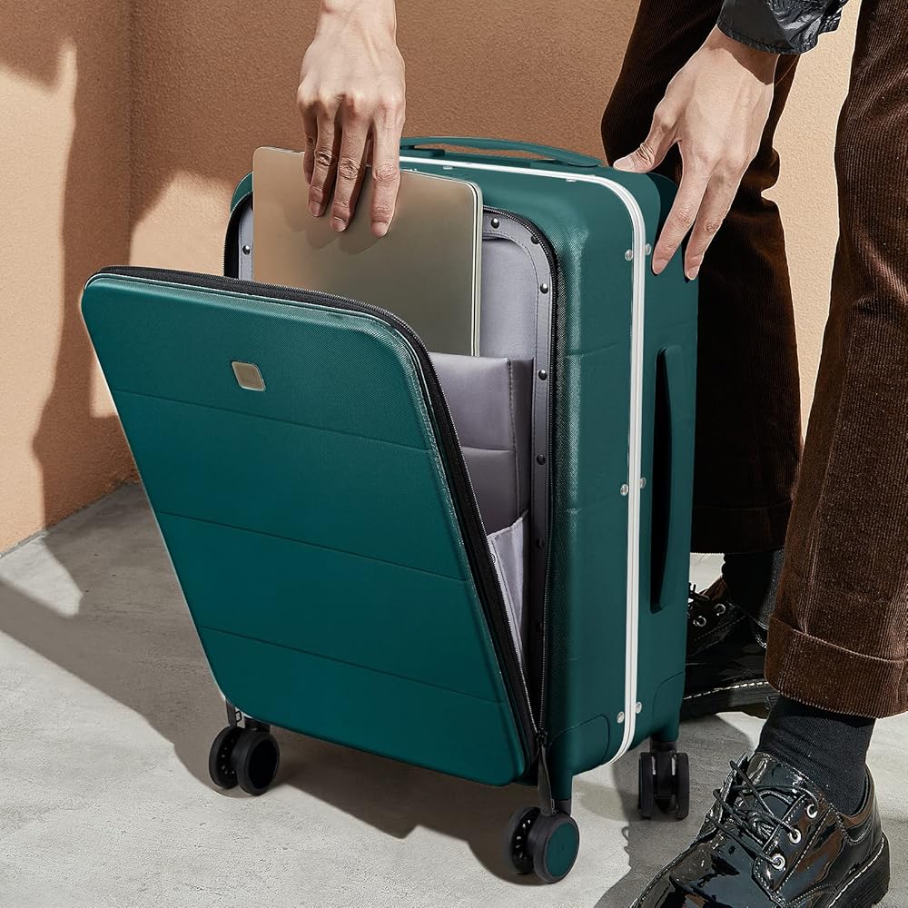 Amazon.com | Hanke Wide Handle Carryon Luggage 22x14x9 Airline