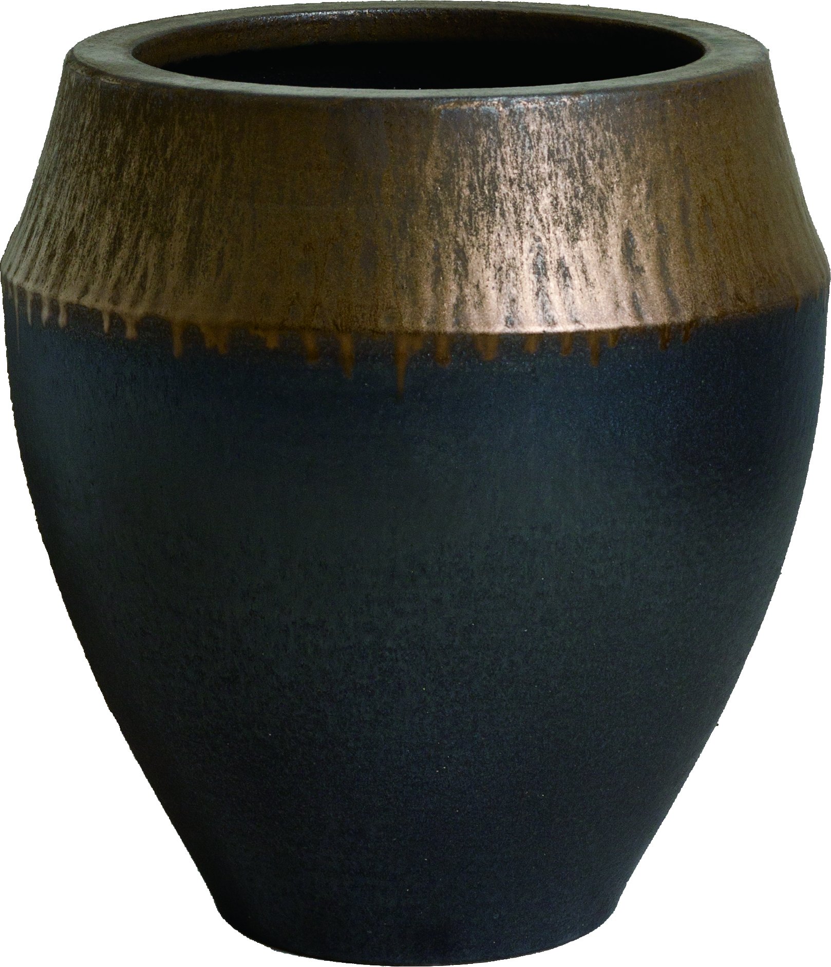 Amazon | プラスガーデン 植木鉢カバー バレルロング 8号用 ブラウン