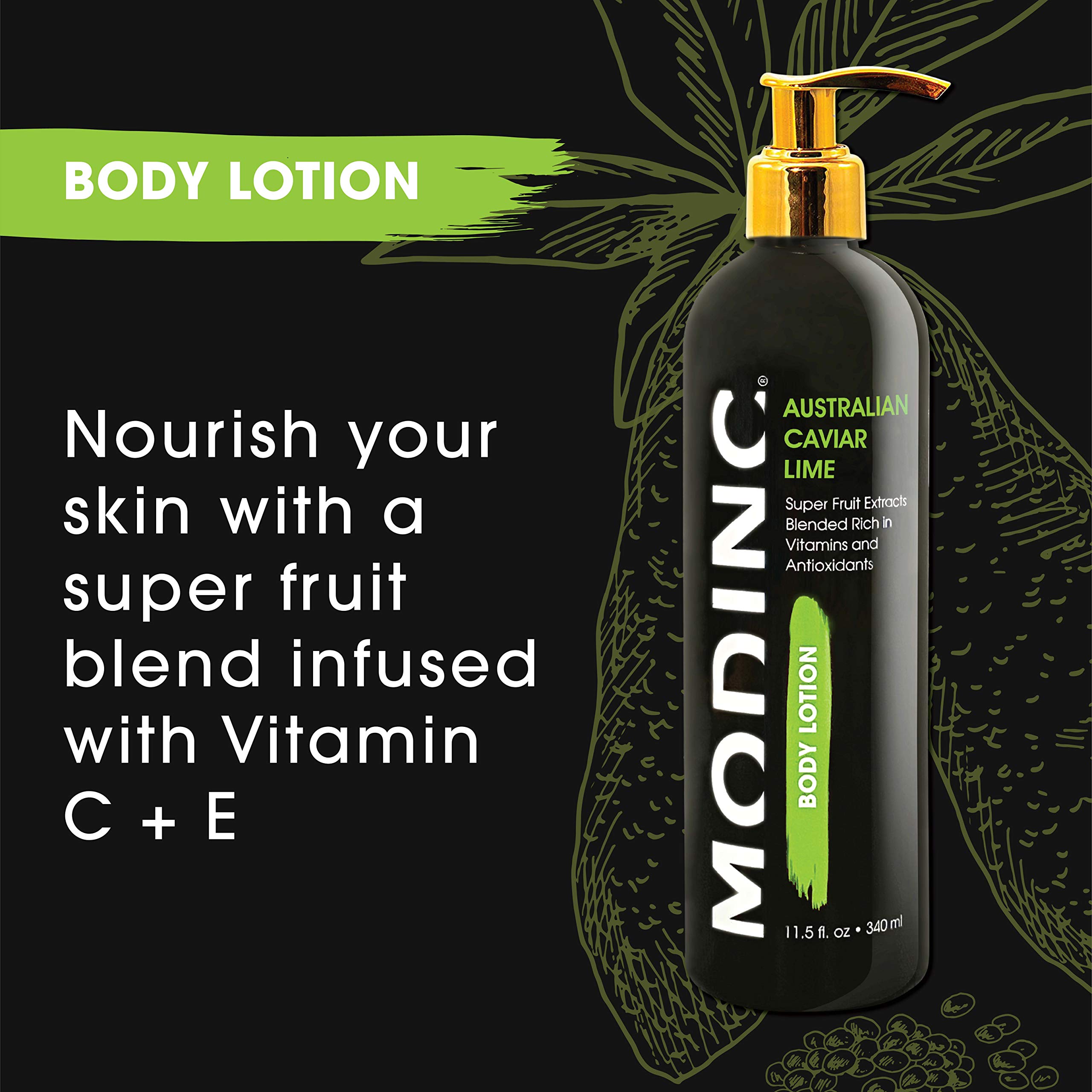 Amazon.com : Modinc Luxury Body Lotion Australian Caviar Lime