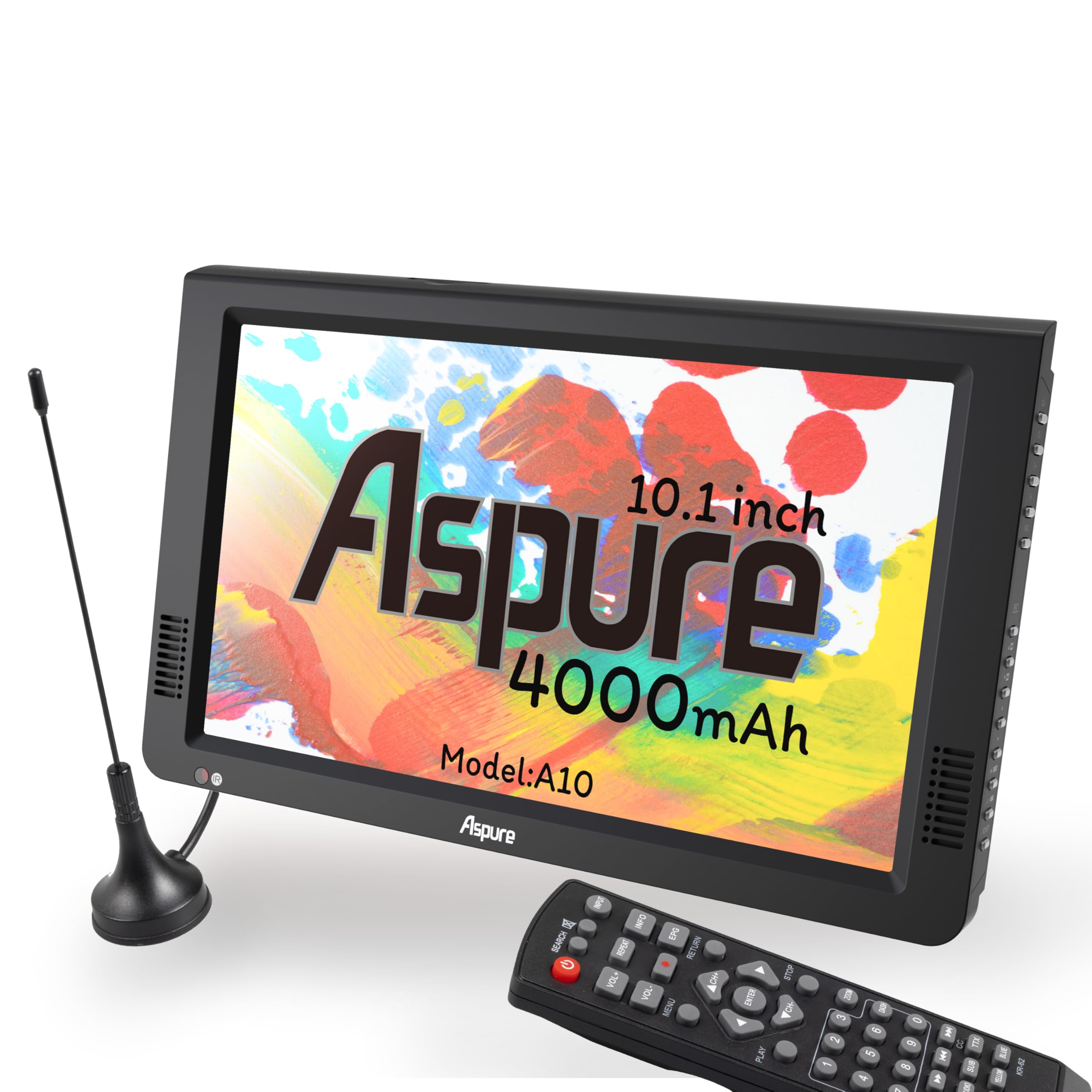 Amazon | LEADSTAR Aspure 10インチ ポータブルデジタルテレビ ATSC
