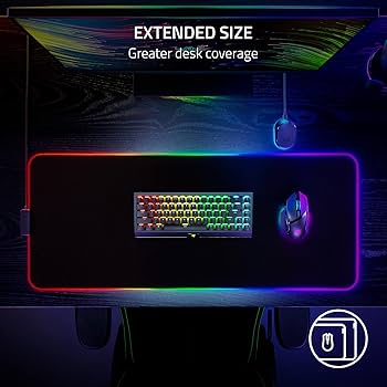 Amazon.com: Razer Strider Chroma Hybrid Gaming Mouse Mat with